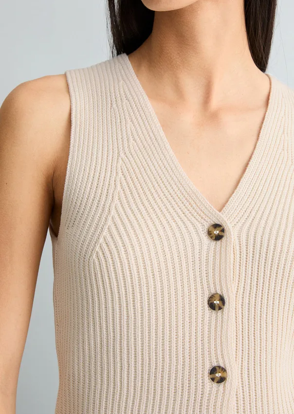 Жилет из органического хлопка