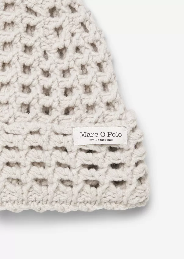 Объёмная шапка из мериносовой шерсти Marc o'Polo - фото 2