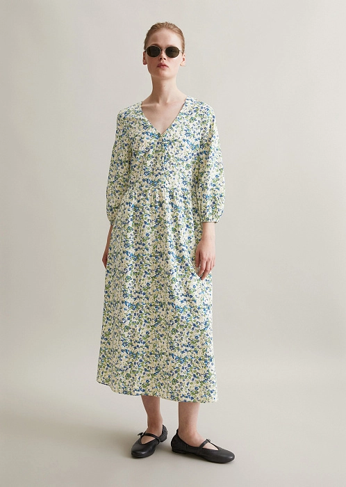 Платье из смесовой вискозы