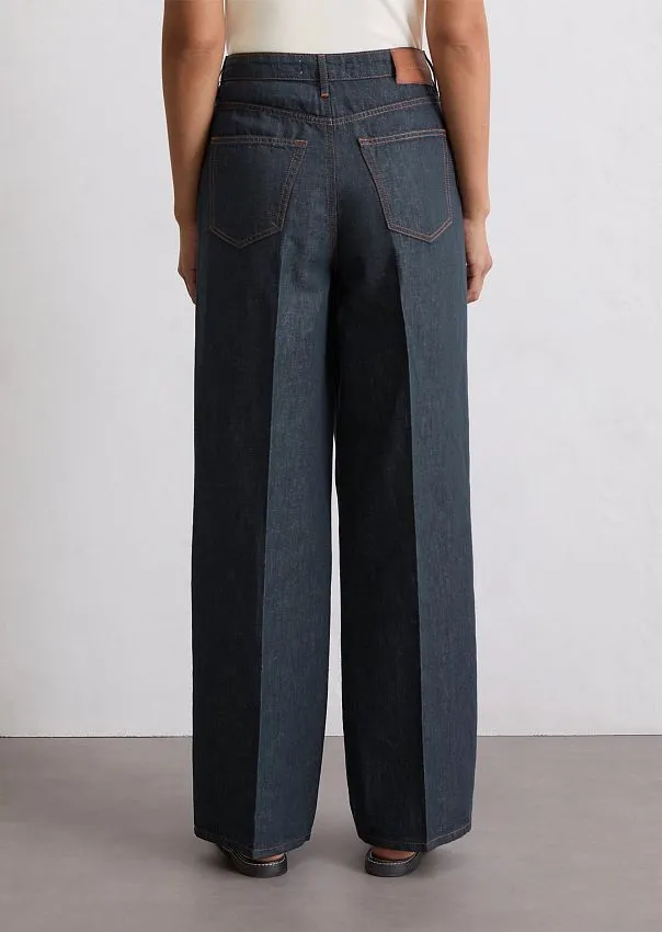 Широкие джинсы TOLVA из органического хлопка и льна Marc o'Polo - фото 2