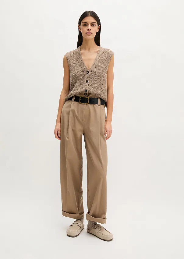 Жилет из смесового хлопка
