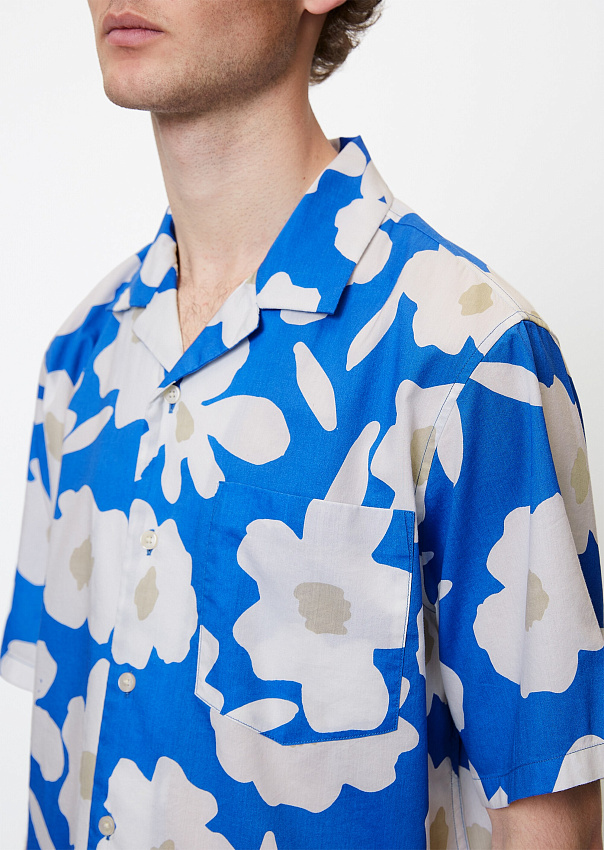 Рубашка из смеси органического хлопка и вискозы Marc o'Polo - фото 4