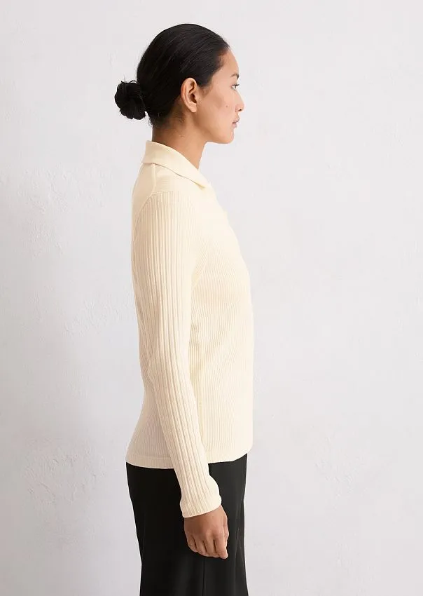 Трикотажное поло с длинными рукавами Marc o'Polo - фото 5