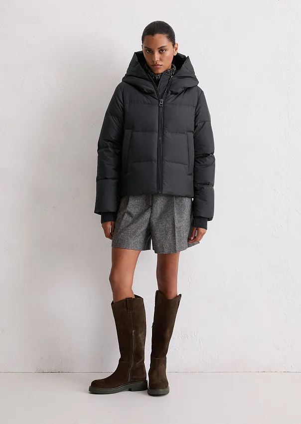 Пуховик с фиксированным капюшоном Marc o'Polo - фото 3