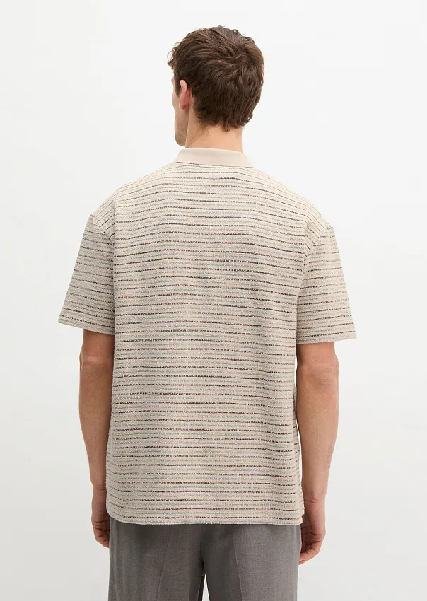 Рубашка из фактурного джерси