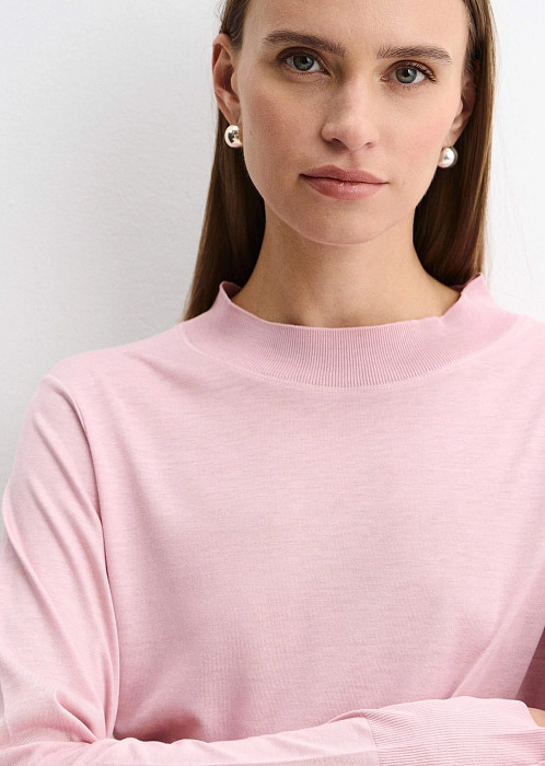 Лонгслив из смеси лиоцелла TENCEL™ и хлопка