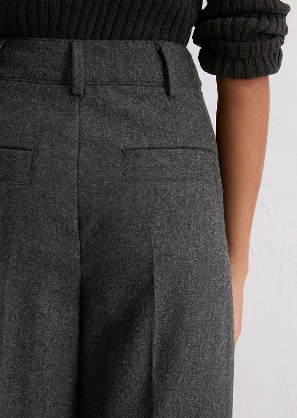 Широкие брюки из смесовой шерсти Marc o'Polo - фото 4