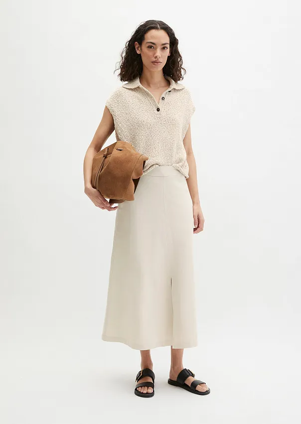 Жилет из смесового хлопка
