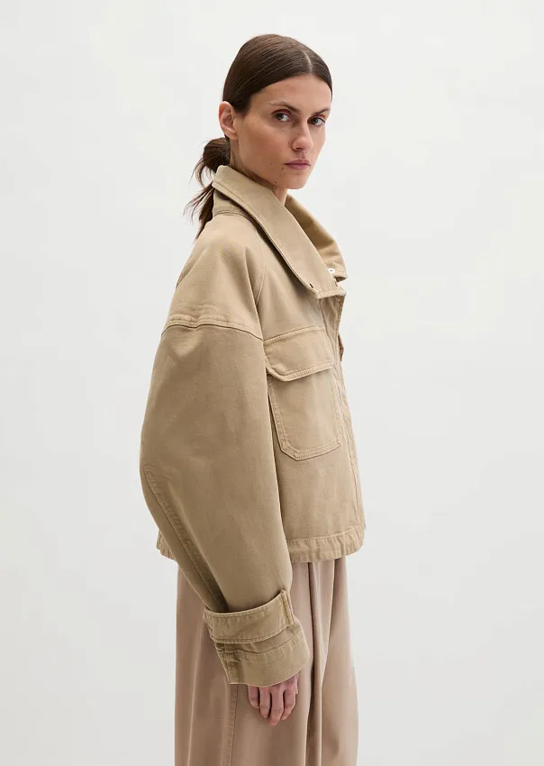 Куртка джинсовая из смесового хлопка
