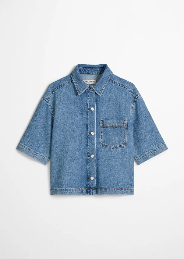 Рубашка из денима