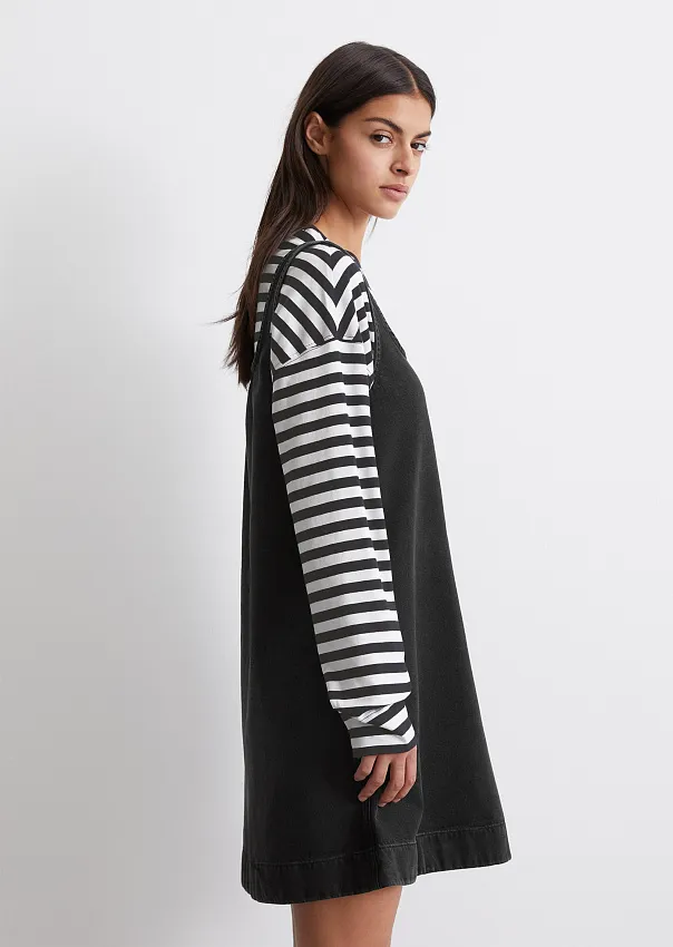 Джинсовый сарафан из смесового хлопка