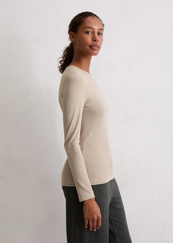 Лонгслив из смесового модала TENCEL™ Marc o'Polo - фото 5
