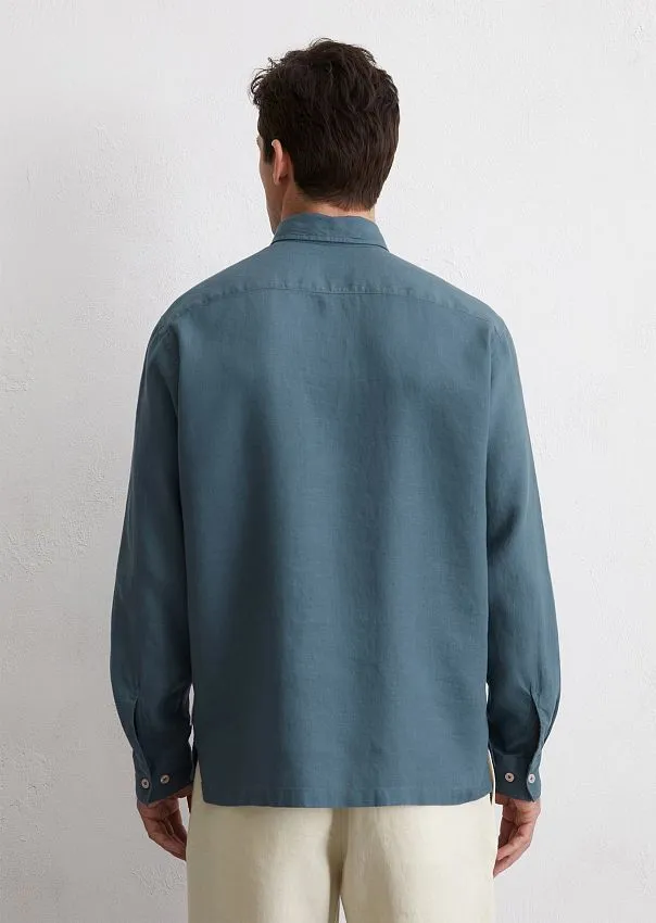 Рубашка из чистого льна Marc o'Polo - фото 2