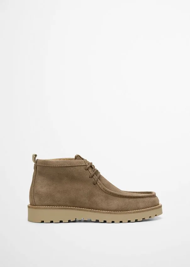 Ботинки на шнуровке JACK из воловьей замши Marc o'Polo - фото 1