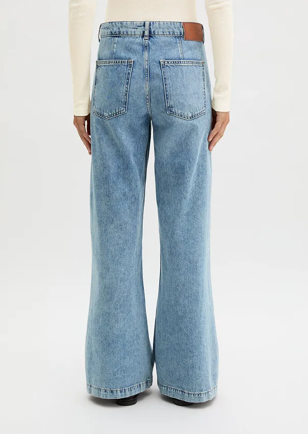 Джинсы клеш из органического хлопка