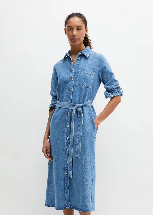 Платье джинсовое из смеси лиоцелла и хлопка