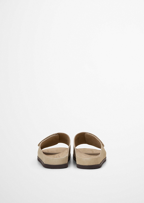 Сабо из натуральной замши
