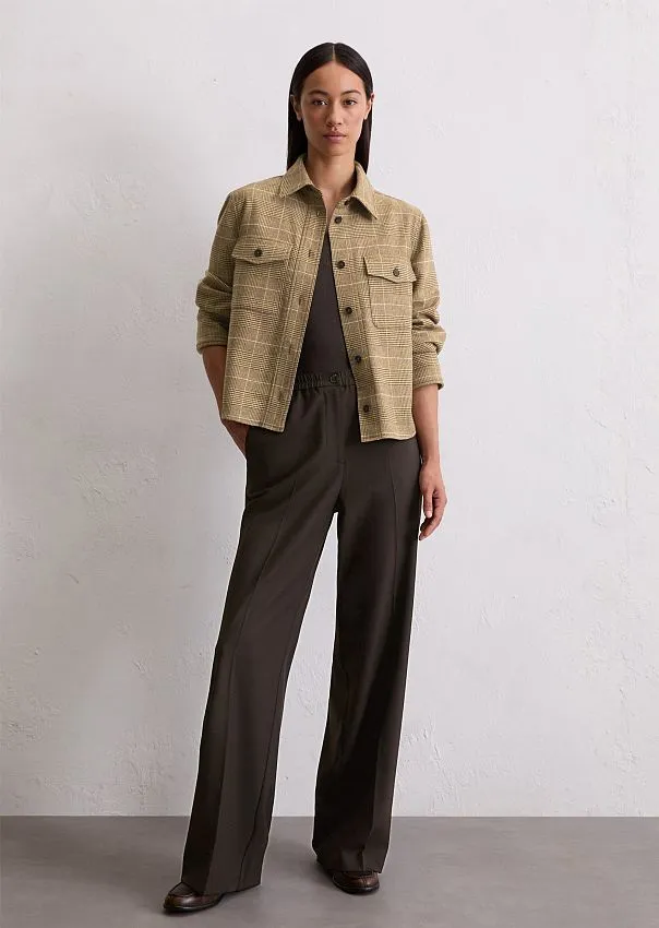 Широкие фланелевые брюки Marc o'Polo - фото 1