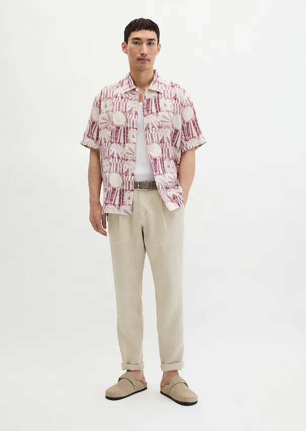 Рубашка изо льна