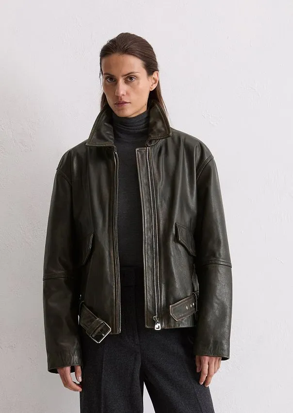 Кожаная куртка Marc o'Polo - фото 3