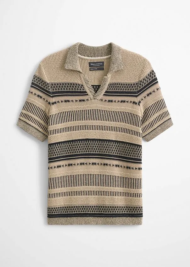 Поло из мягкой смеси органического хлопка Marc o'Polo - фото 6