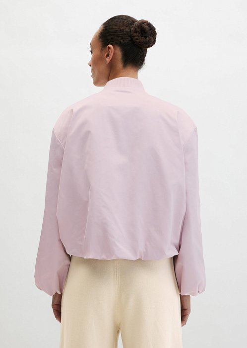 Бомбер из переработанного полиэстера