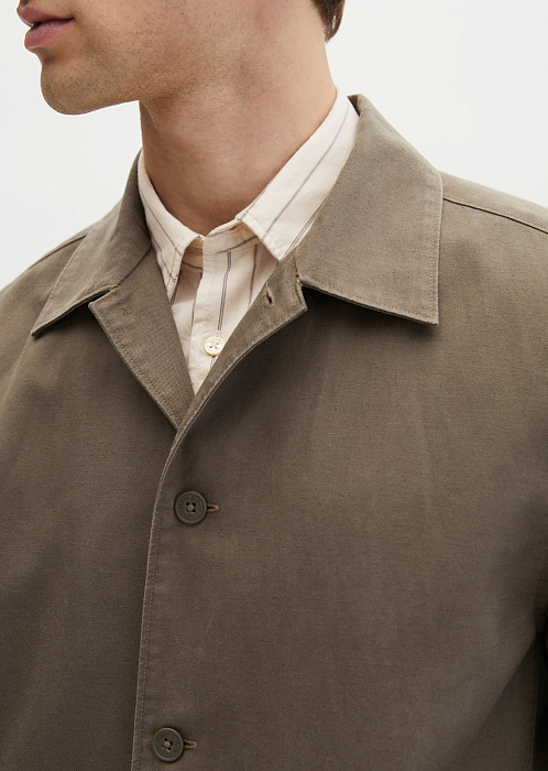 Рубашка верхняя из лиоцелла, льна и хлопка

