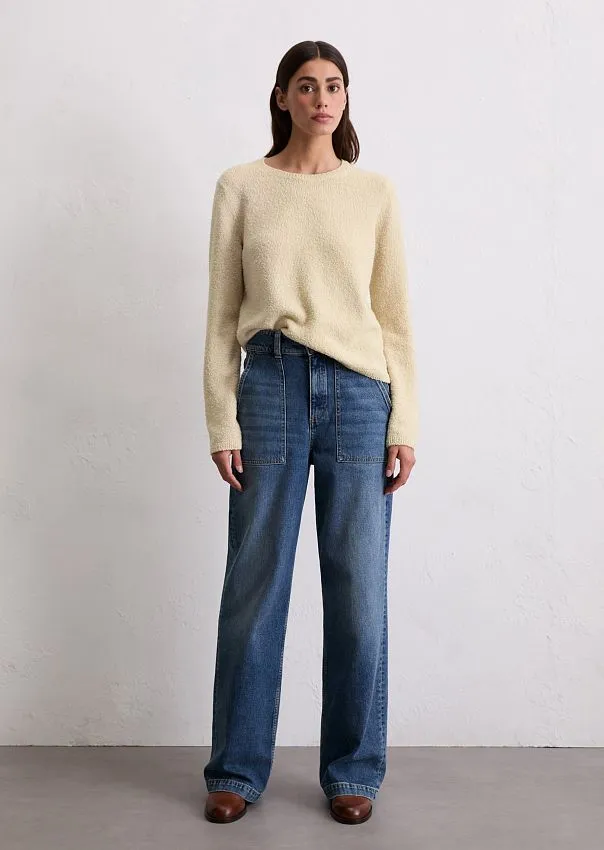 Джемпер из органического хлопка и шерсти ламы Marc o'Polo - фото 3