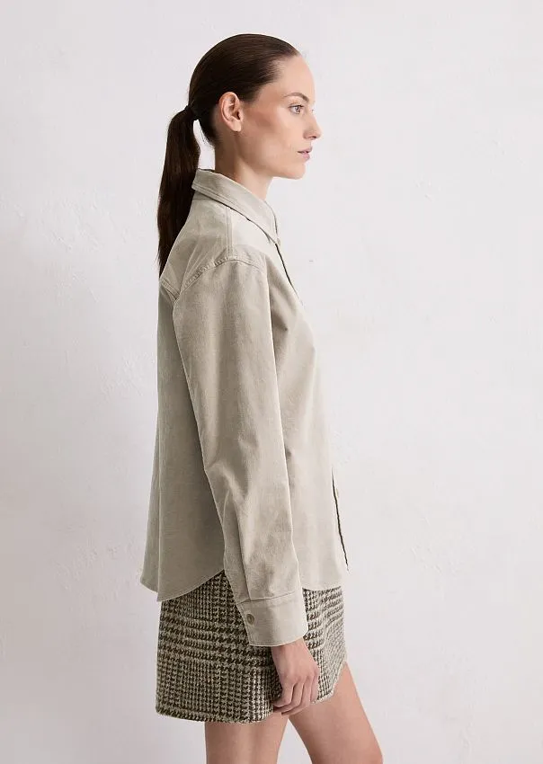 Рубашка из бархата Marc o'Polo - фото 5