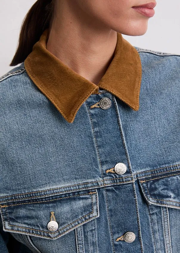 Куртка джинсовая из органического хлопка и вискозы Marc o'Polo - фото 4