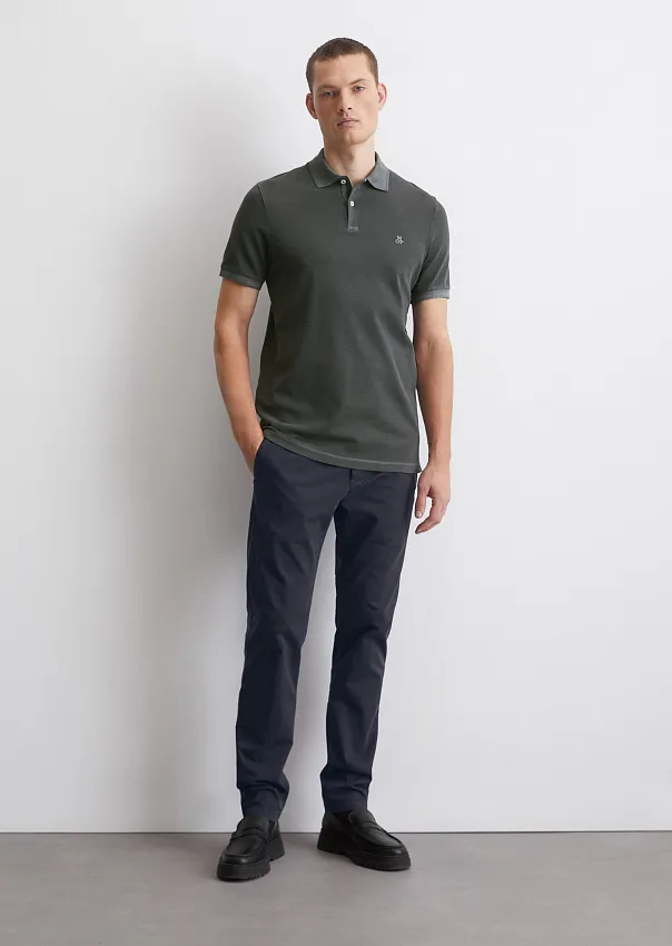 Поло из смесового хлопка Marc o'Polo - фото 3