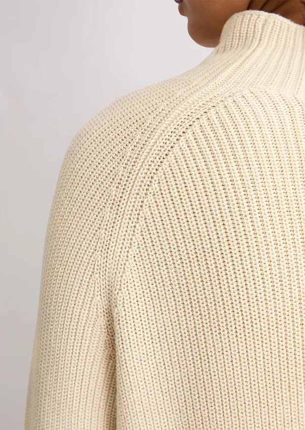 Джемпер из органического хлопка с высоким воротом Marc o'Polo - фото 4