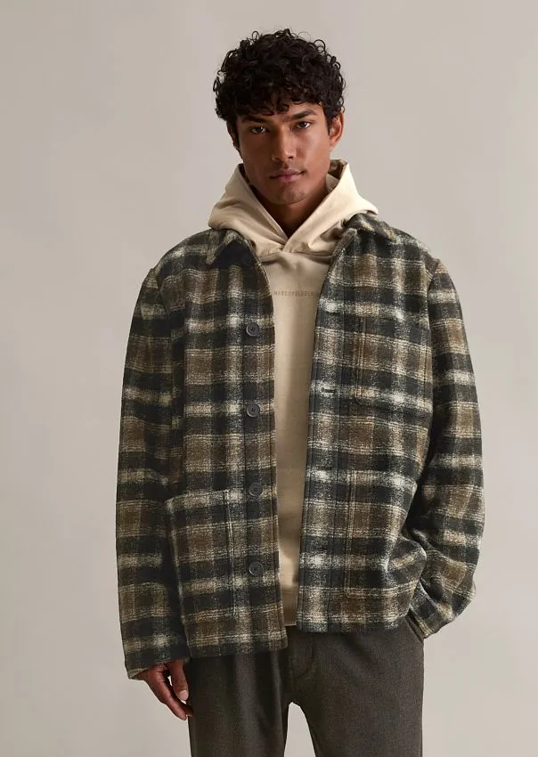 Куртка-рубашка из смесовой шерсти Marc o'Polo - фото 3