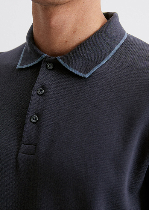 Поло с длинными рукавами