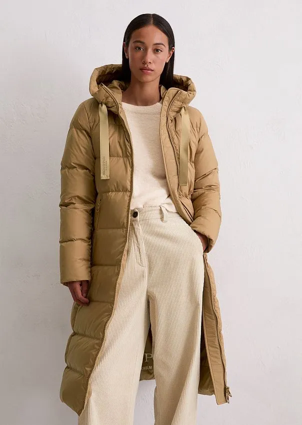 Пуховик с фиксированным капюшоном Marc o'Polo - фото 1