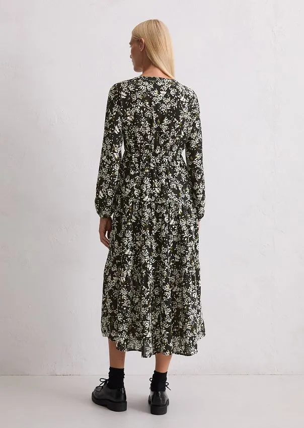 Платье с принтом из смеси купро и вискозы Marc o'Polo - фото 2