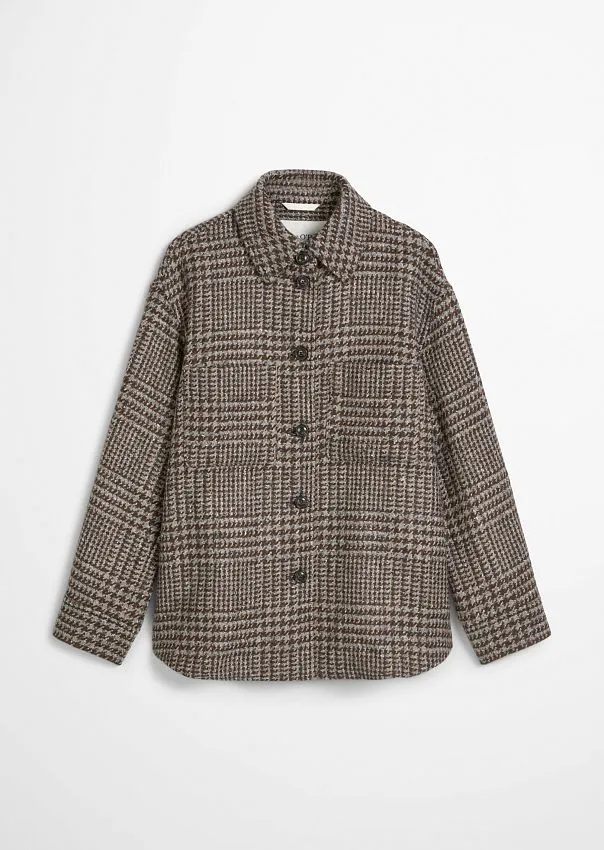 Куртка-рубашка из смесовой шерсти Marc o'Polo - фото 6