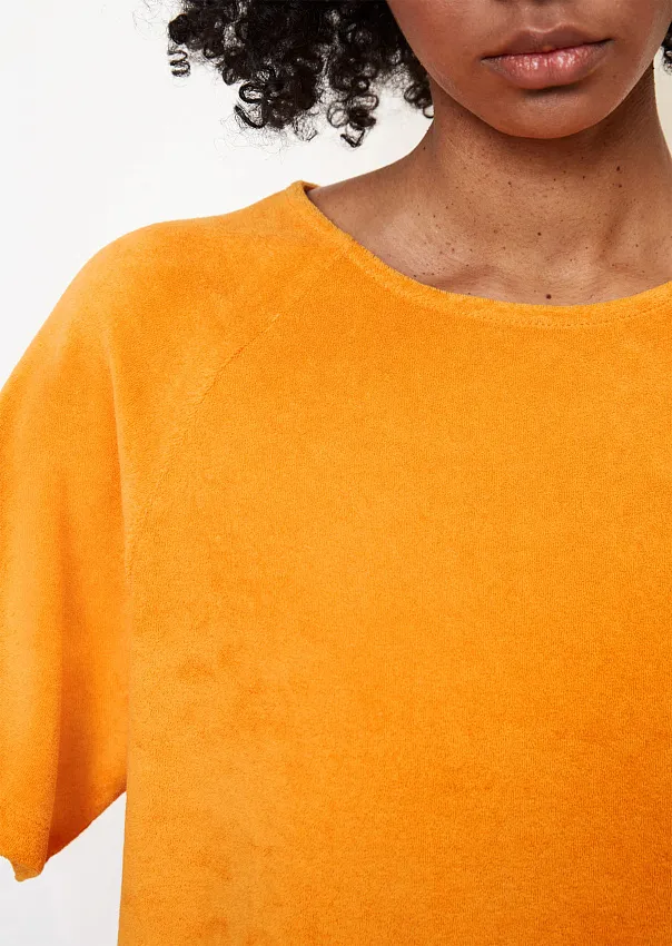 Махровая футболка из смесового органического хлопка