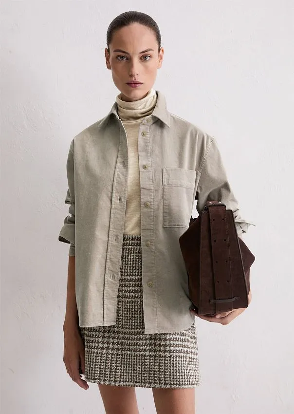 Рубашка из бархата Marc o'Polo - фото 1