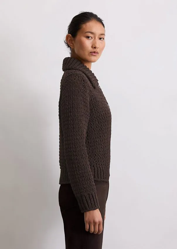 Кардиган из "кашемировой" пряжи Chenille Marc o'Polo - фото 5