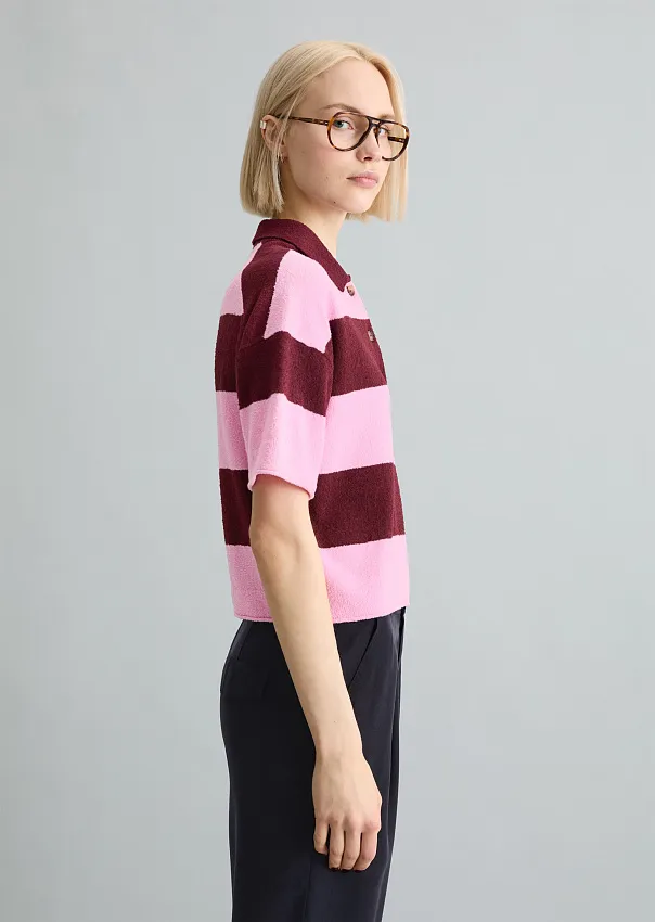 Поло из смесового хлопка 