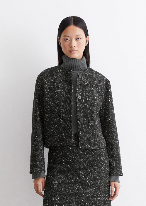 Жакет из смесовой шерсти