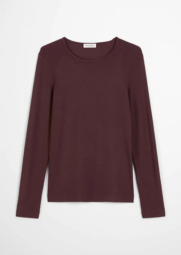 Лонгслив из смесового модала TENCEL™ Marc o'Polo - фото 6