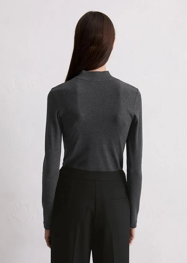 Лонгслив в рубчик из мягкого модала Marc o'Polo - фото 2