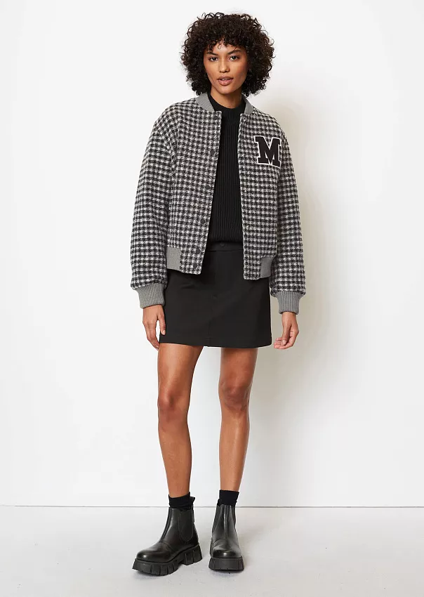 Бомбер с узором в клетку Marc o'Polo - фото 3