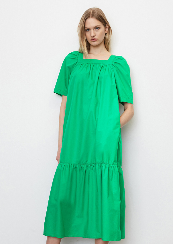 Макси-платье с квадратным вырезом из смеси органического хлопка и лиоцелла TENCEL™ Marc o'Polo - фото 3