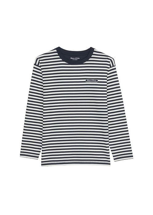 Темно-синий в полоску