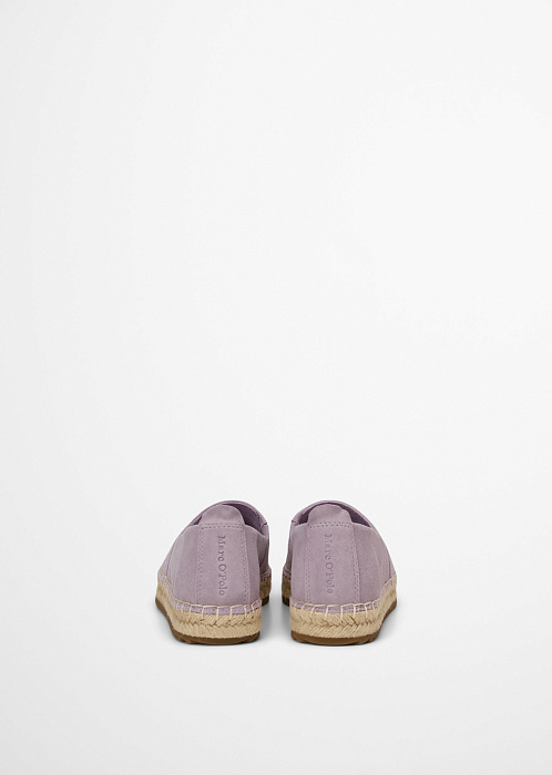 Эспадрильи из натуральной замши