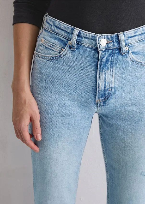 Джинсы прямые Linde из эластичного хлопка
 Marc o'Polo - фото 4