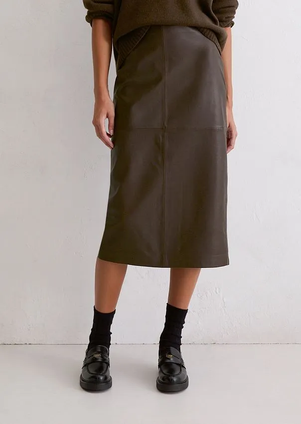 Кожаная юбка Marc o'Polo - фото 3